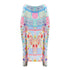 Inoa Martinique 12004 Multi Coloured Floral Short Box Kaftan Cover Up